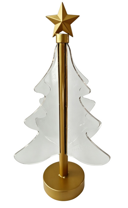 Akryljuletre med lys 52 LED 36,5 cm